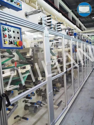 Elastik Şerit Tek Kullanımlık Göğüs Pedi Makinesi Tek Paketleme Makinesi