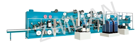 Tek Kullanımlık Çapraz Yönlü Külot Astar Makinesi 2000pcs / dak