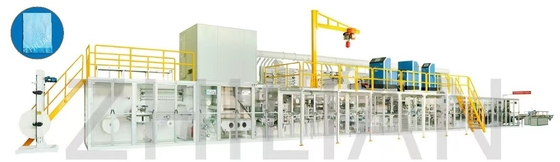 Otomatik 5ply Underpad Makinası 450mm 600mm 800mm 1000mm Genişlik
