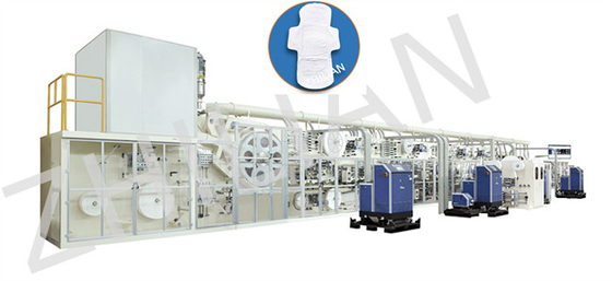 Kadın 430mm Hijyenik Peçete Yapma Makinesi 1500pcs / dak