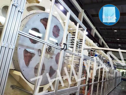 Tam Otomatik Hijyenik Peçete Makinası Düz ​​Paketleme 500 Adet / dak 900 Adet / dak
