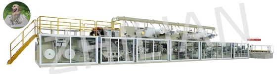 450mm 600mm 800mm Genişlik Pet Pad Makinası 170 m/dk 300 m/dk