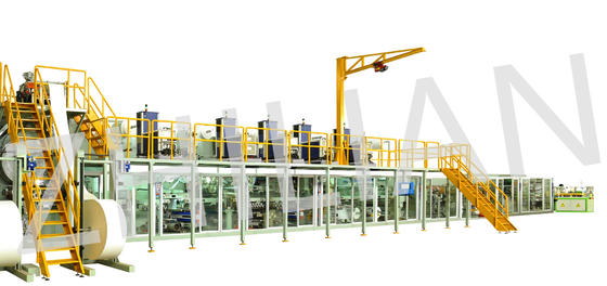 Ultra İnce Yetişkin Bezi Makinesi 150m / dak 50Hz
